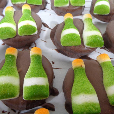🍾Chocolate Covered Oreo ✨ "Champagne Bottles" Box of 24 - Bear Creek Candy Kitchen