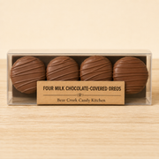 Four Milk Chocolate-Covered Oreos
