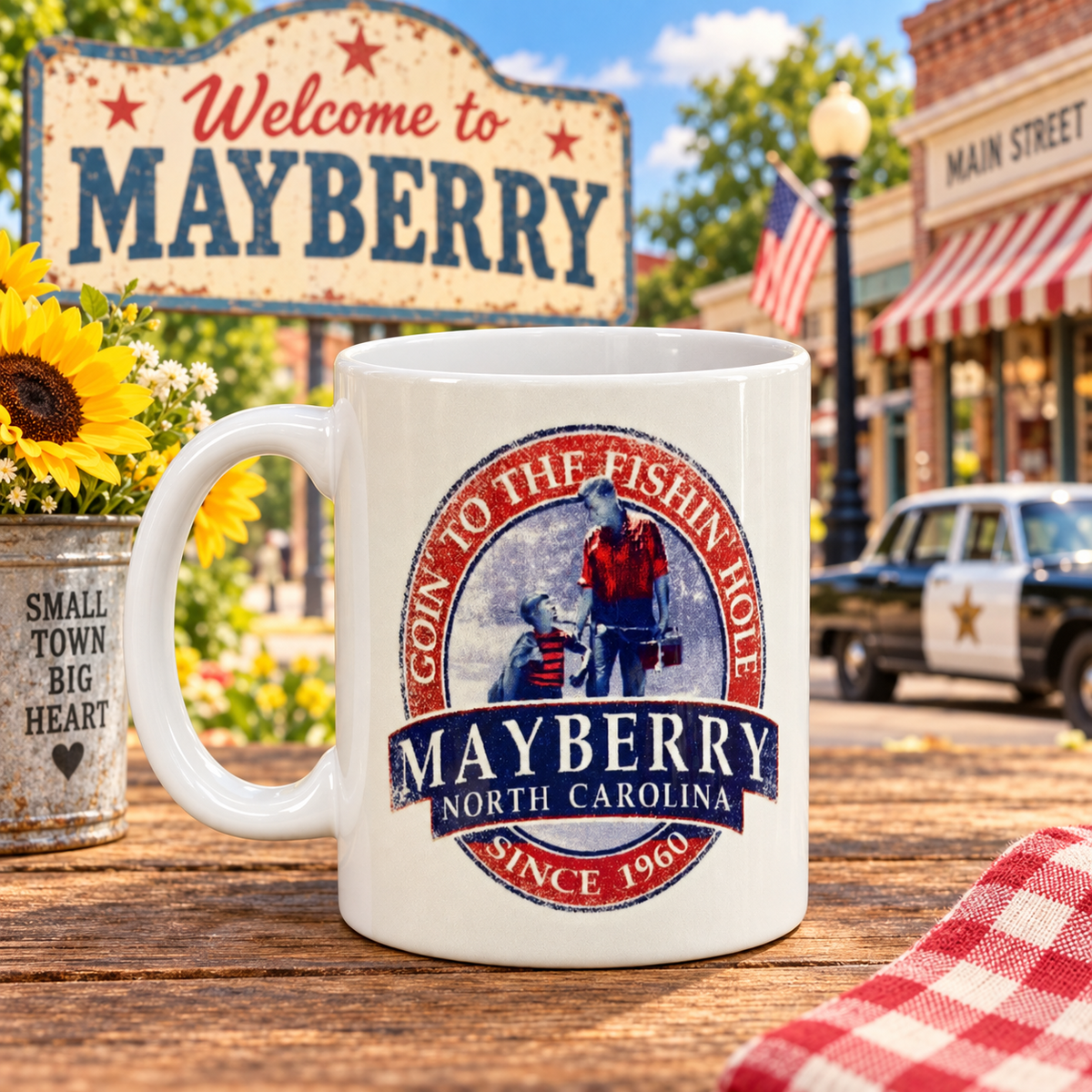 Goin' to the Fishin' Hole Mayberry Mug