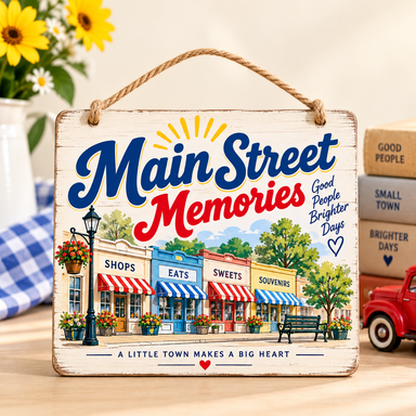 Mayberry Main Street Souvenir Sign