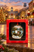 Fishing Memories Mayberry ornament in its red gift box against a festive Mayberry-themed backdrop