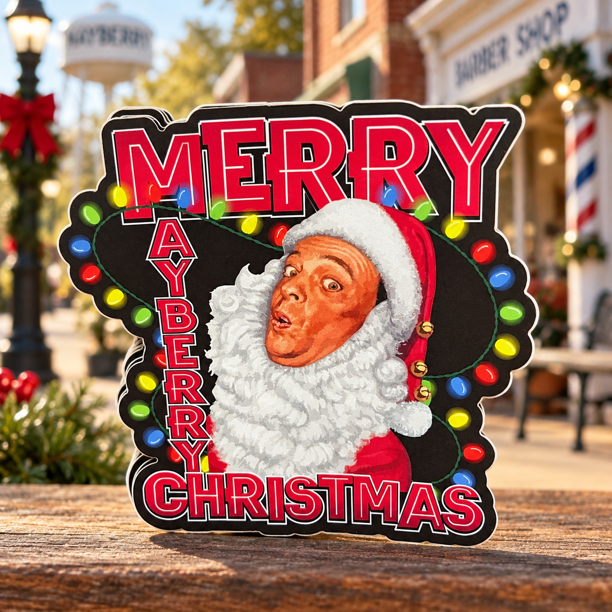 Mayberry Christmas sticker — Merry Christmas