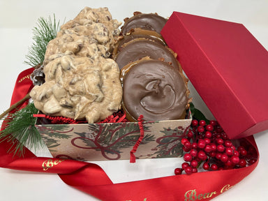 Praline & Bear Paw Holiday Tray — 4 of Each - Bear Creek Candy Kitchen