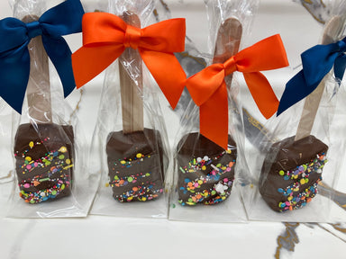 Spring Chocolate Covered Rice Krispie Treats on a stick 4 bags of 1 each - Bear Creek Candy Kitchen