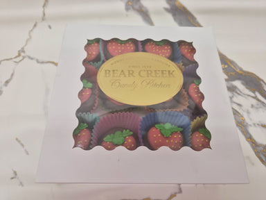 Strawberry on Oreo's Hand Decorated box of 24 - Bear Creek Candy Kitchen